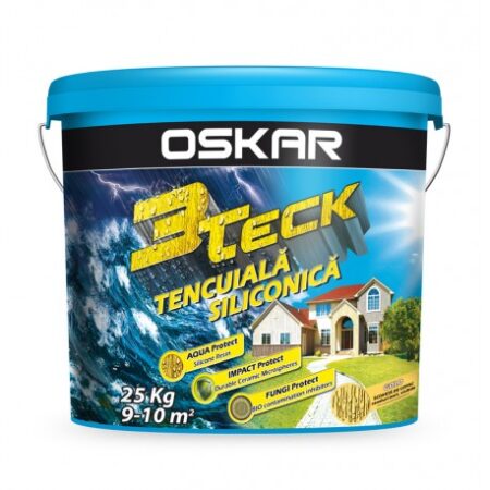 Tencuiala Decorativa Siliconica (structurata)Oskar3tek Gold 25kg