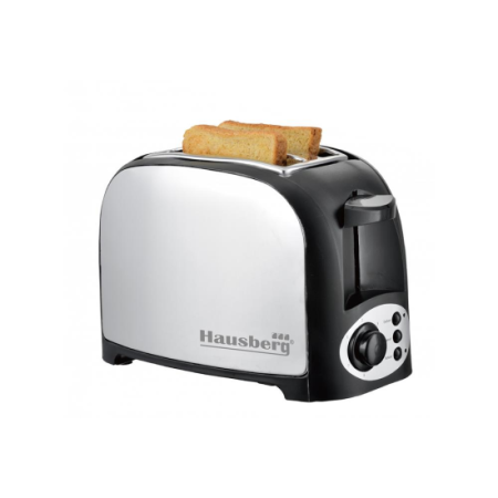 Prajitor paine 2 felii Hausberg, HB-190NG, 750W, declansare automata, Negru