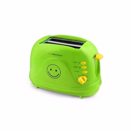 Prajitor de paine Esperanza EKT003 Smiley 3 750W Verde