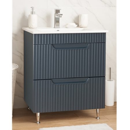 Mobilier S033 60cm Antracit (20025) + Oglinda MD2 (19710)