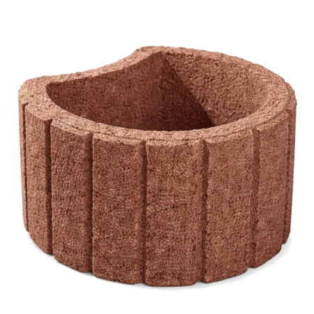 Jardiniera beton 30x30x20 rosu